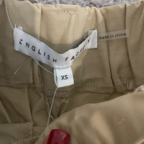 English Factory Beige Women's Pants - Picture 4 of 7